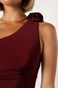 Javier One Shoulder Midi Dress