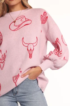 Jax Western Knit Sweater