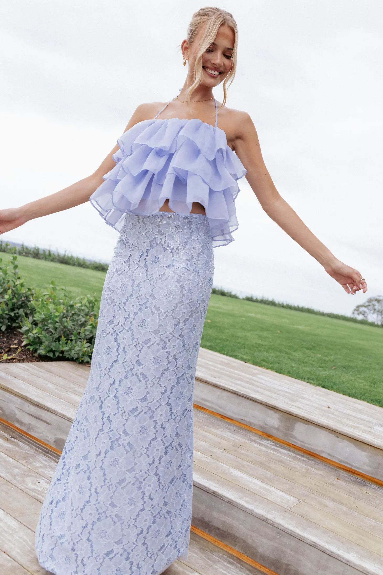 Jennings Lace Maxi Skirt