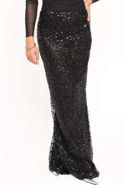 Jennings Sequin Maxi Skirt