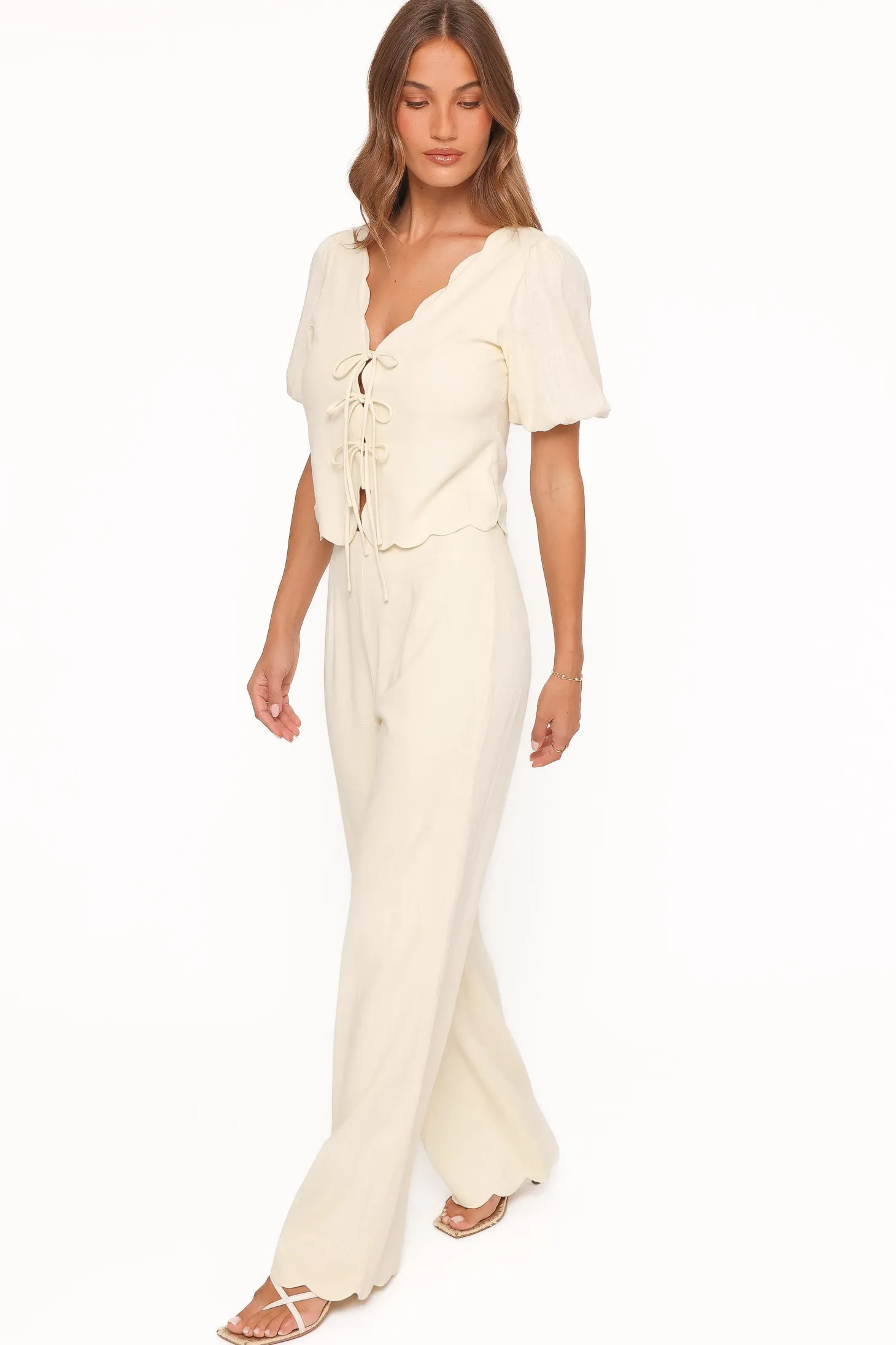 Jensen Scallop Hem Pant