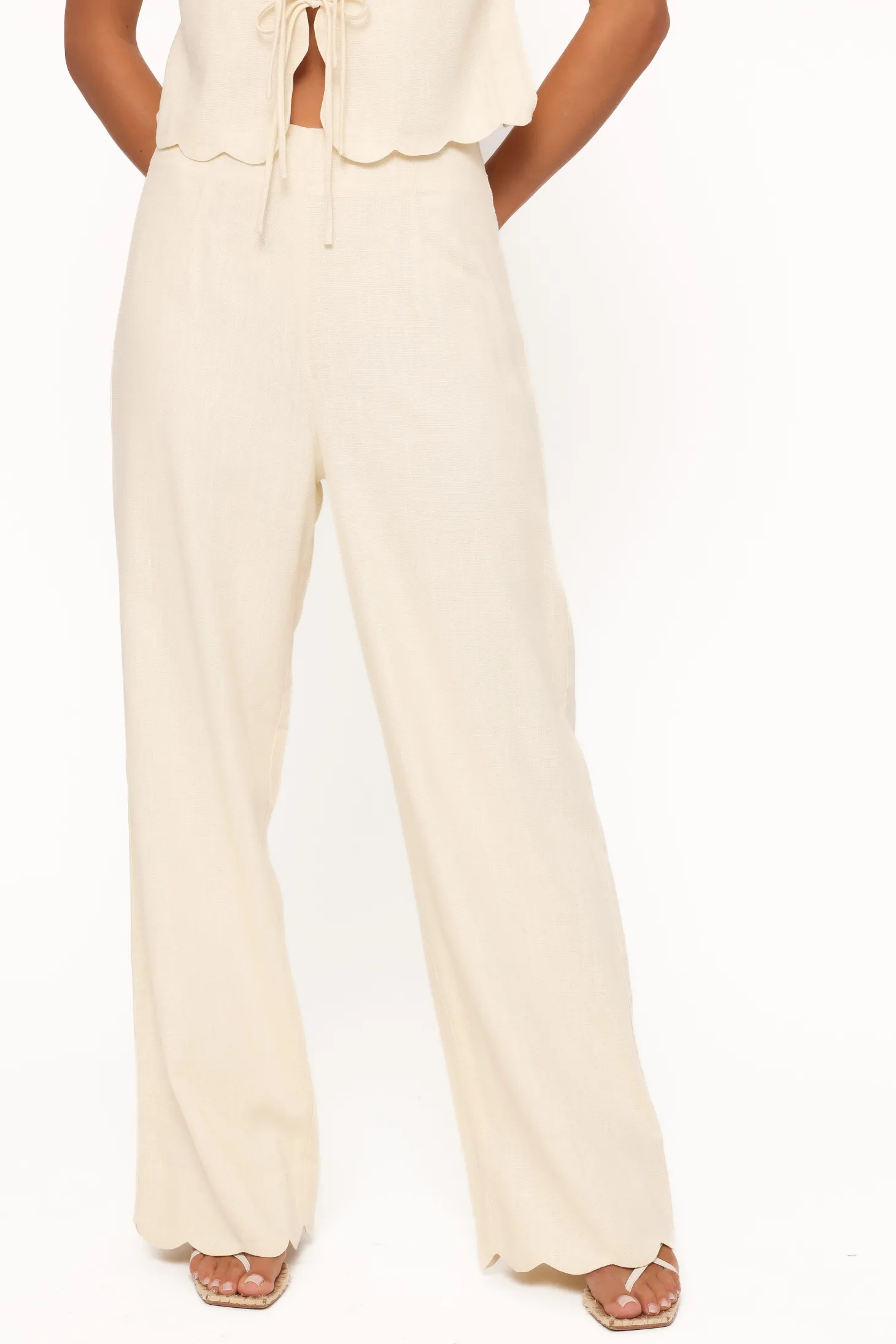 Jensen Scallop Hem Pant