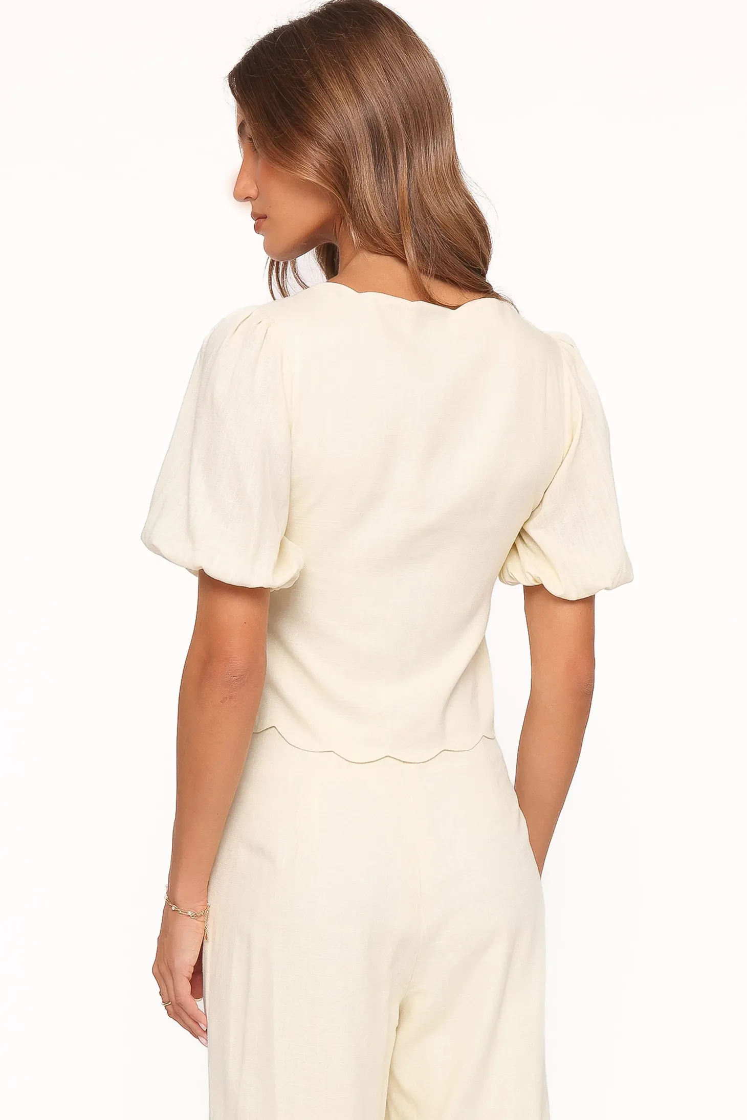 Jensen Scallop Hem Top