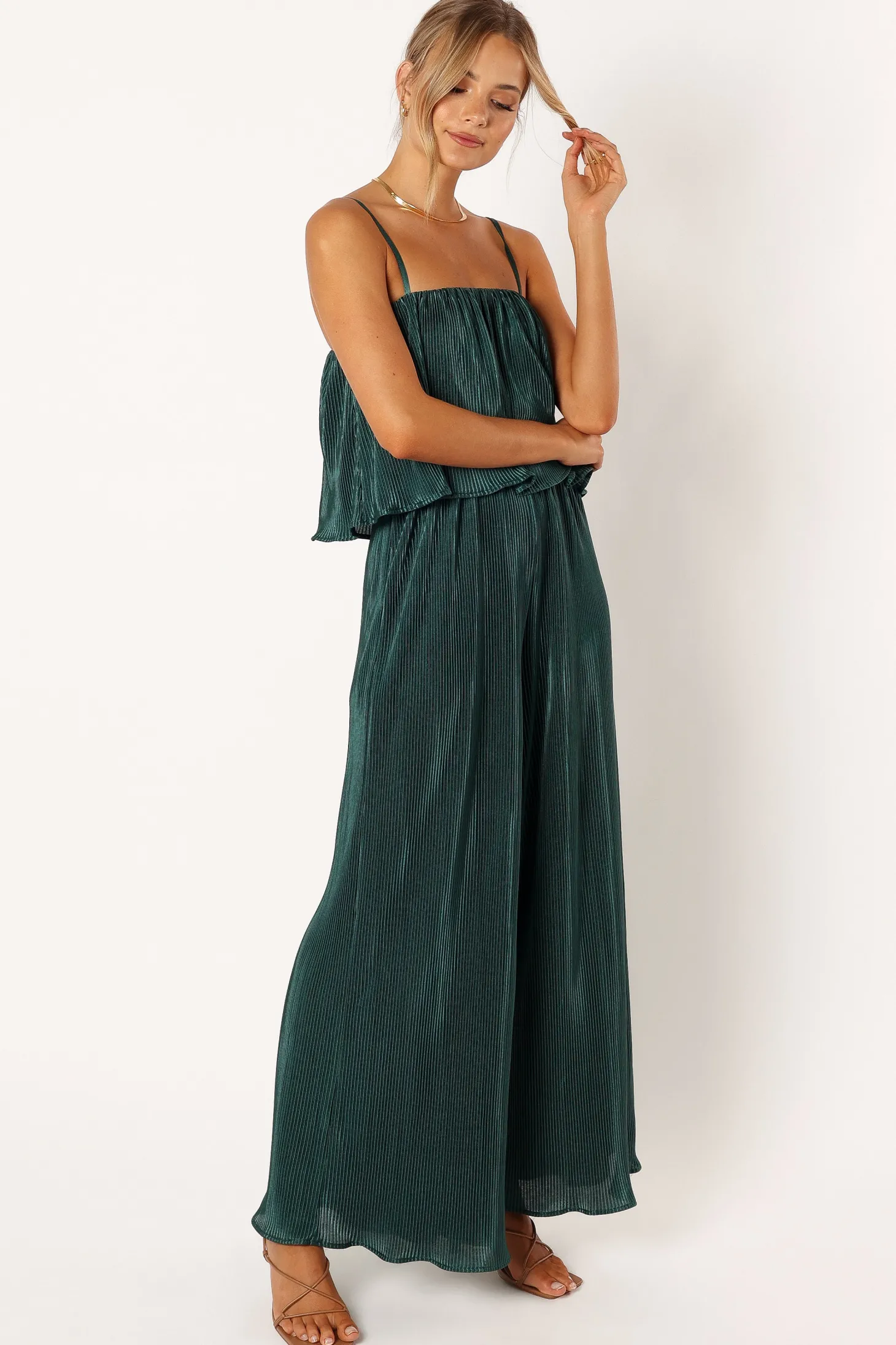 Jillian Plisse Jumpsuit