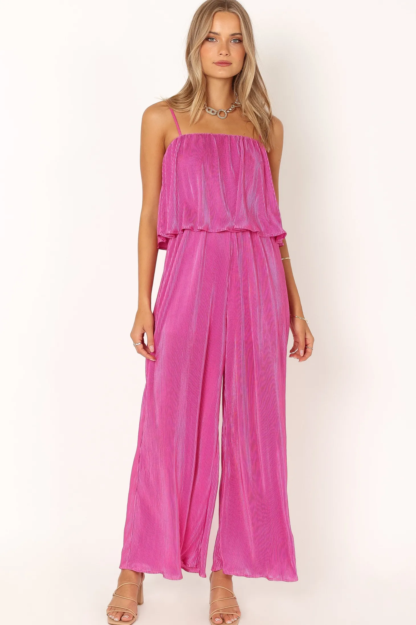 Jillian Plisse Jumpsuit