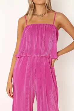 Jillian Plisse Jumpsuit