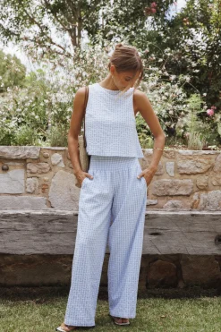 Jillian Smocked Pant Set