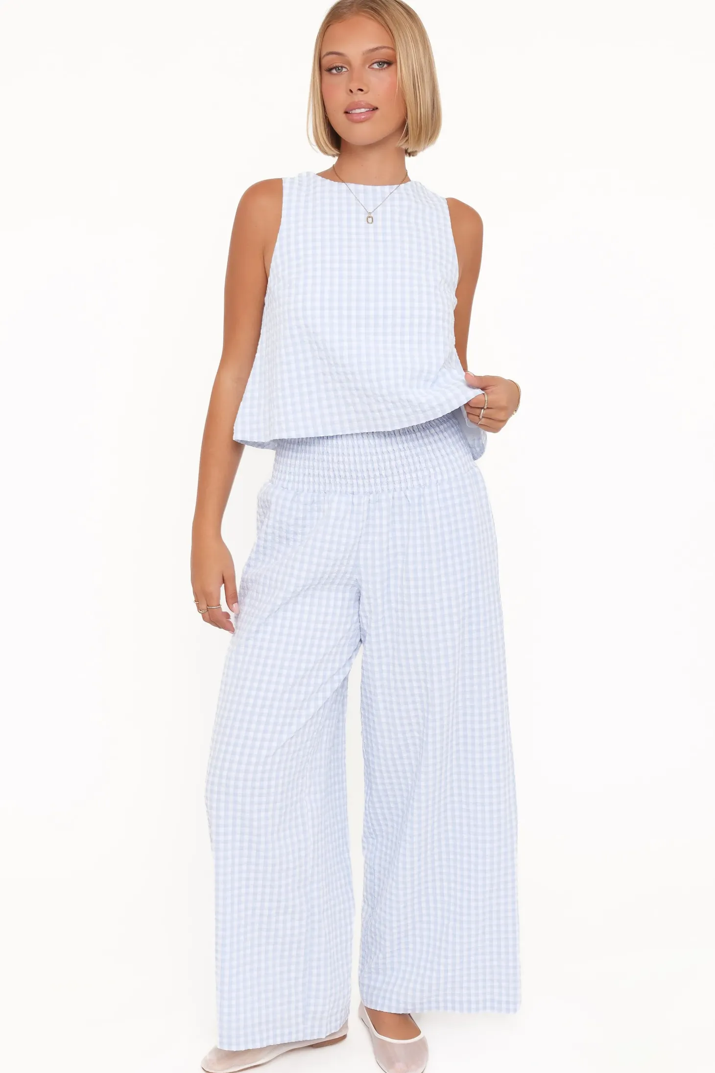 Jillian Smocked Pant Set