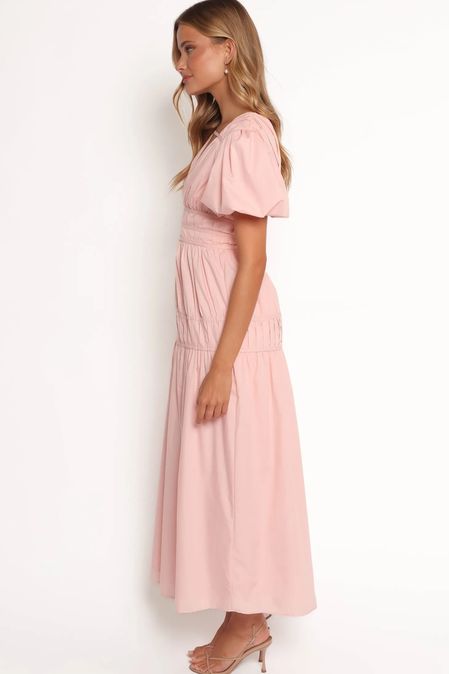 Joedy Puff Sleeve Midi Dress