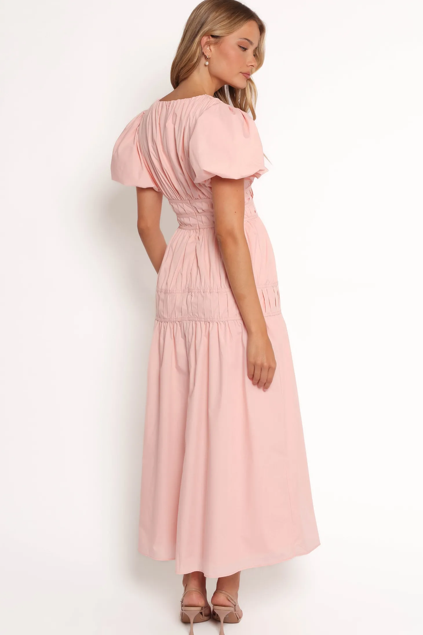 Joedy Puff Sleeve Midi Dress