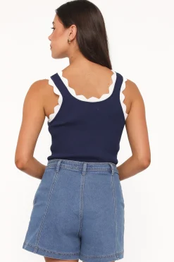 Johnson Scalloped Trim Tank