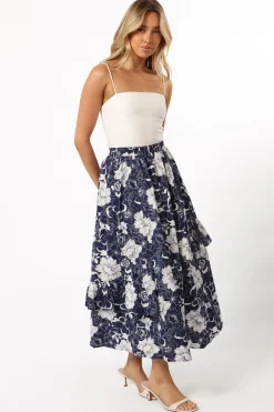 Josephine Tiered Midi Skirt