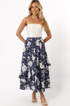 Josephine Tiered Midi Skirt