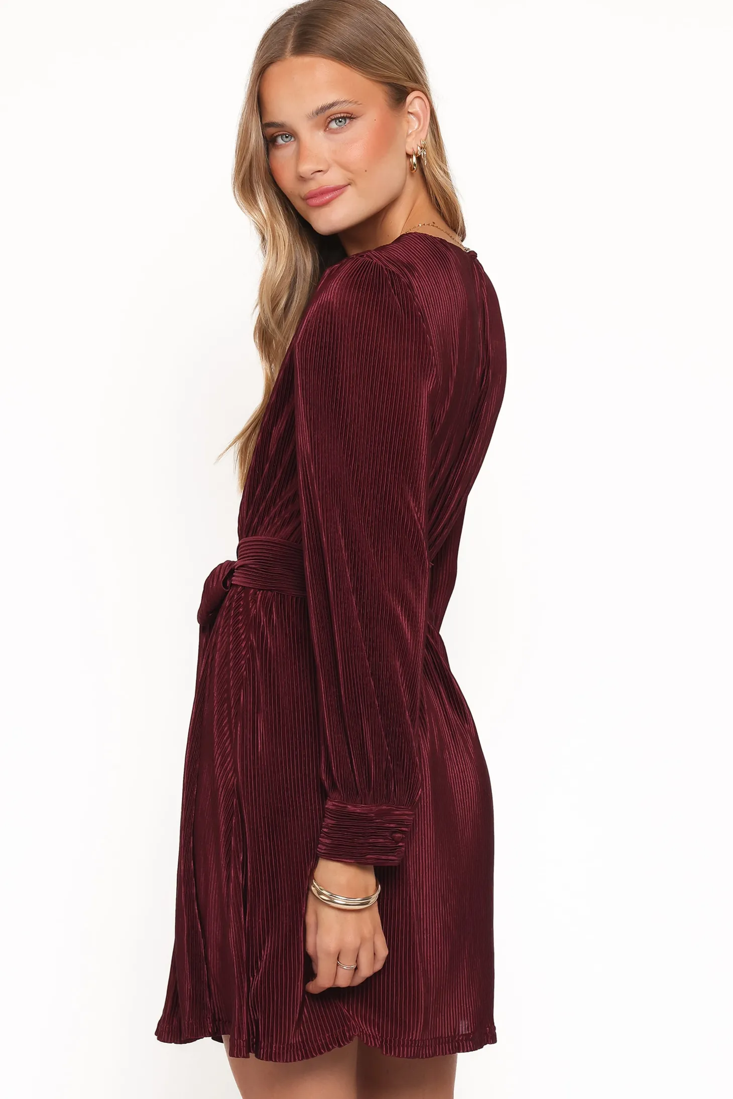 Joy Plisse Mini Dress