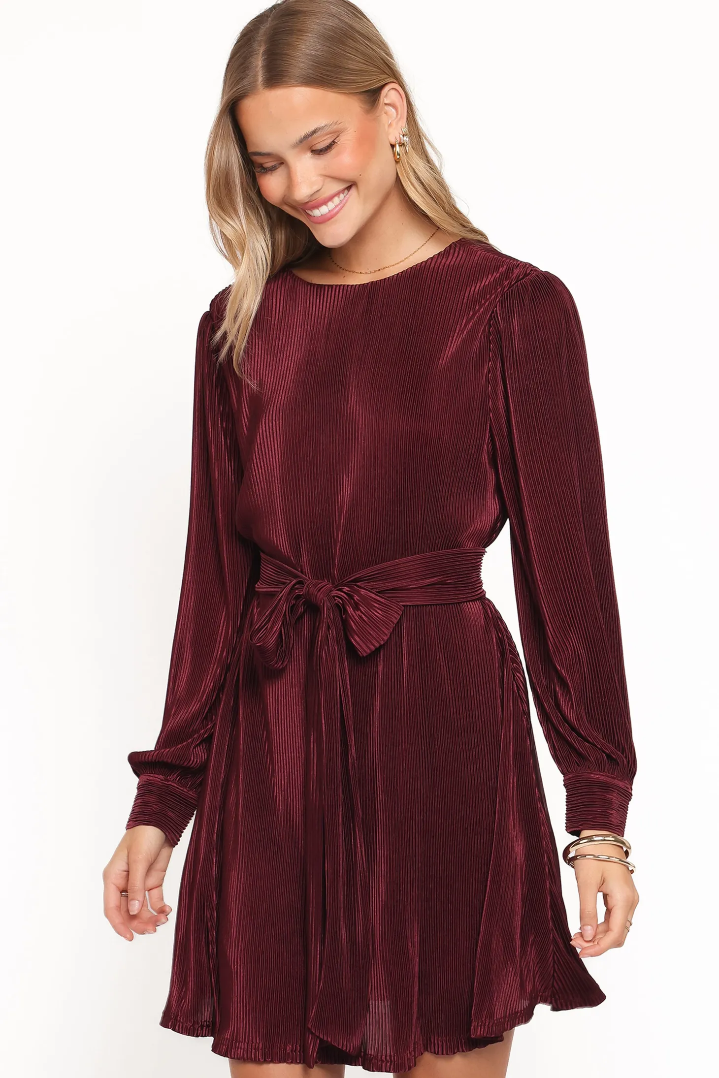 Joy Plisse Mini Dress