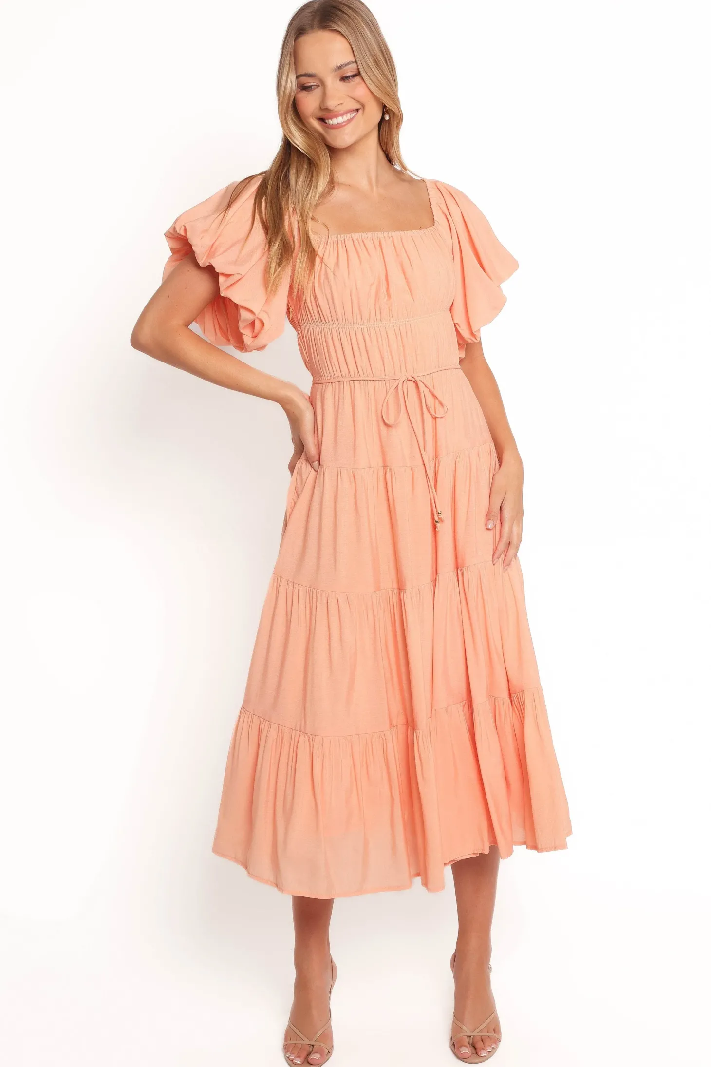 Julie Off Shoulder Midi Dress