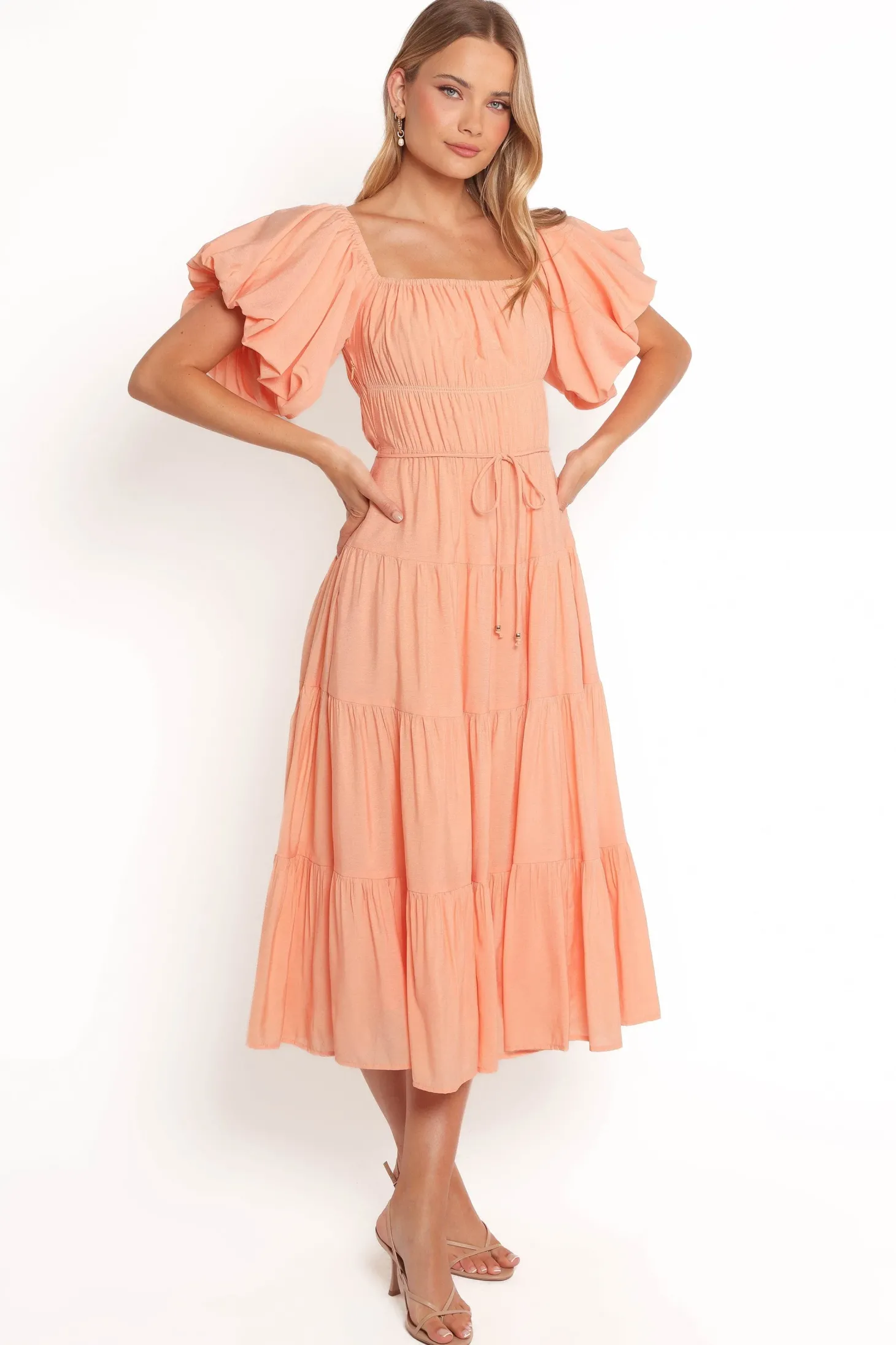 Julie Off Shoulder Midi Dress