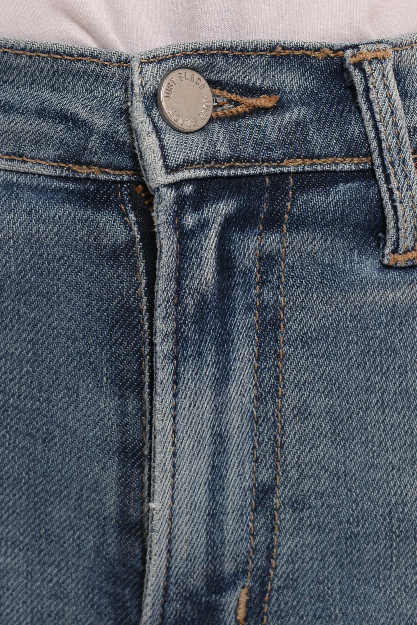 Just Black Distressed Slim Leg Jean
