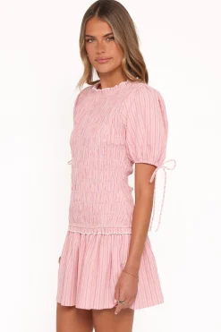 Kaelyn Gather Mini Dress