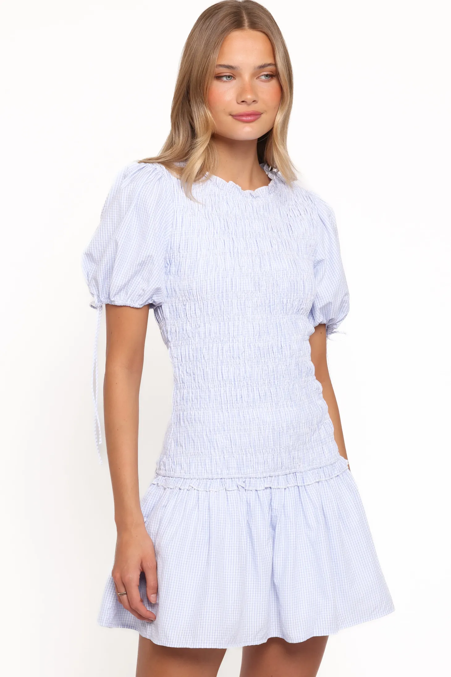 Kaelyn Gather Mini Dress