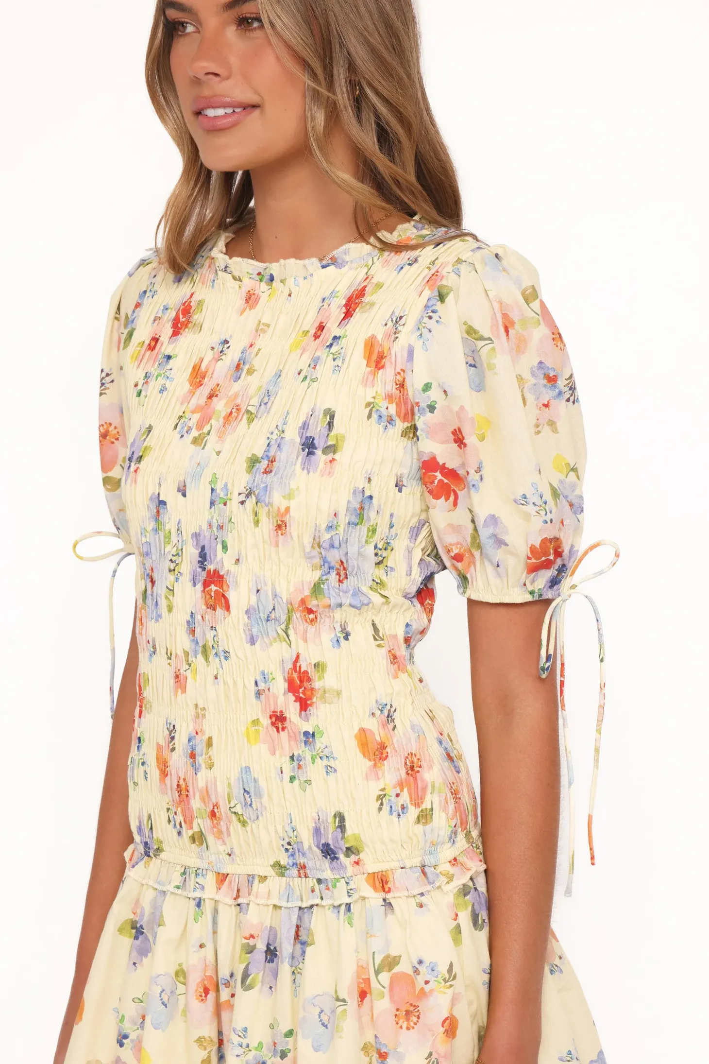 Kaelyn Gather Mini Dress
