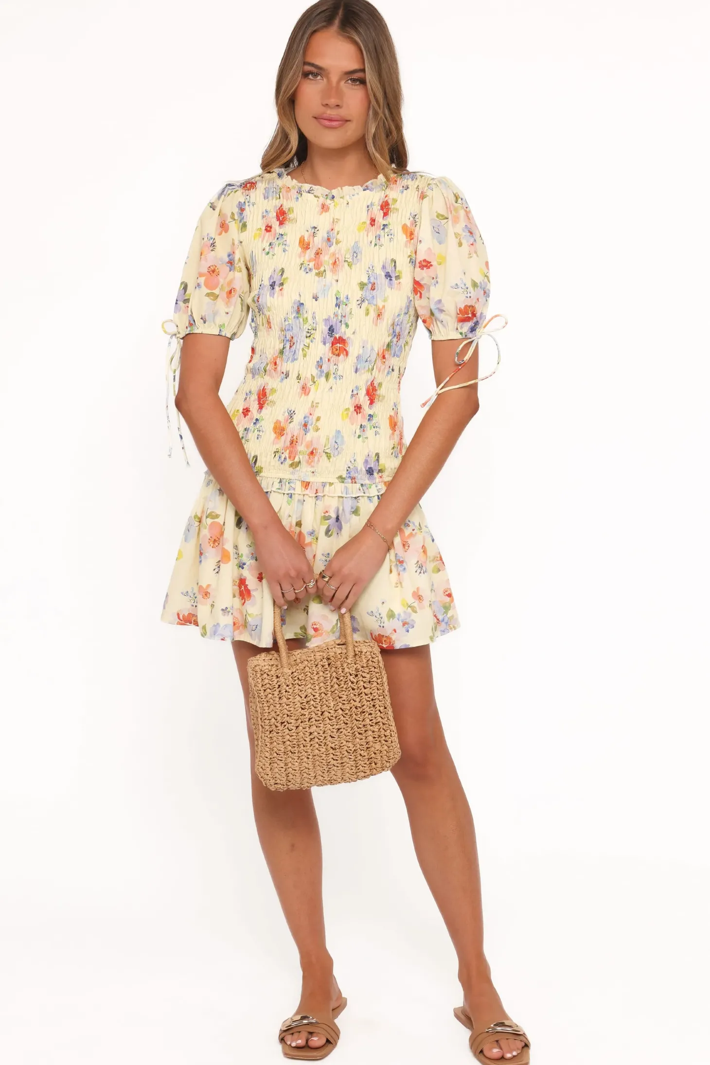Kaelyn Gather Mini Dress