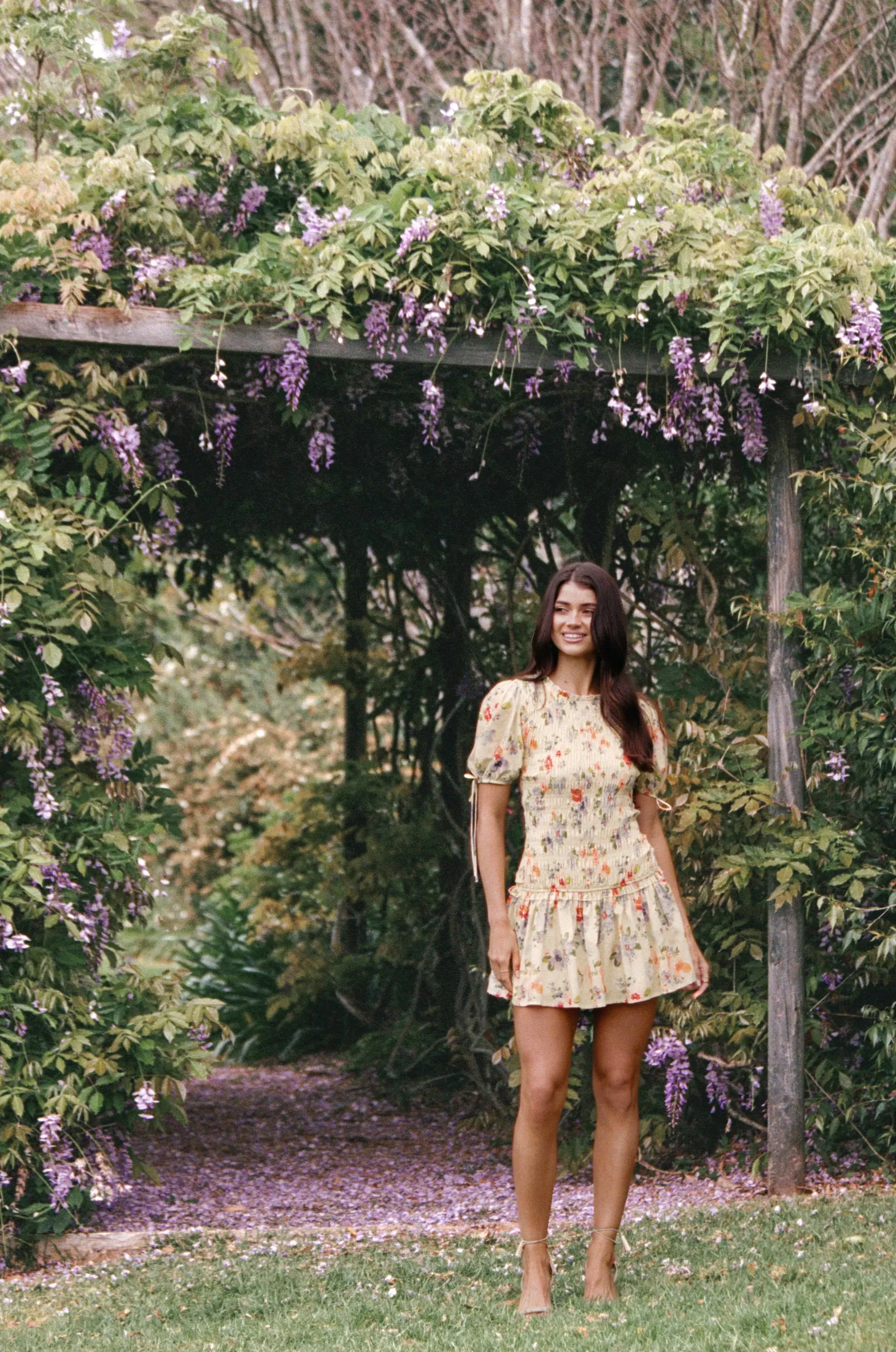 Kaelyn Gather Mini Dress