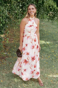 Kaira Halterneck Maxi Dress