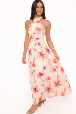 Kaira Halterneck Maxi Dress