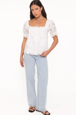 Kairi Eyelet Top