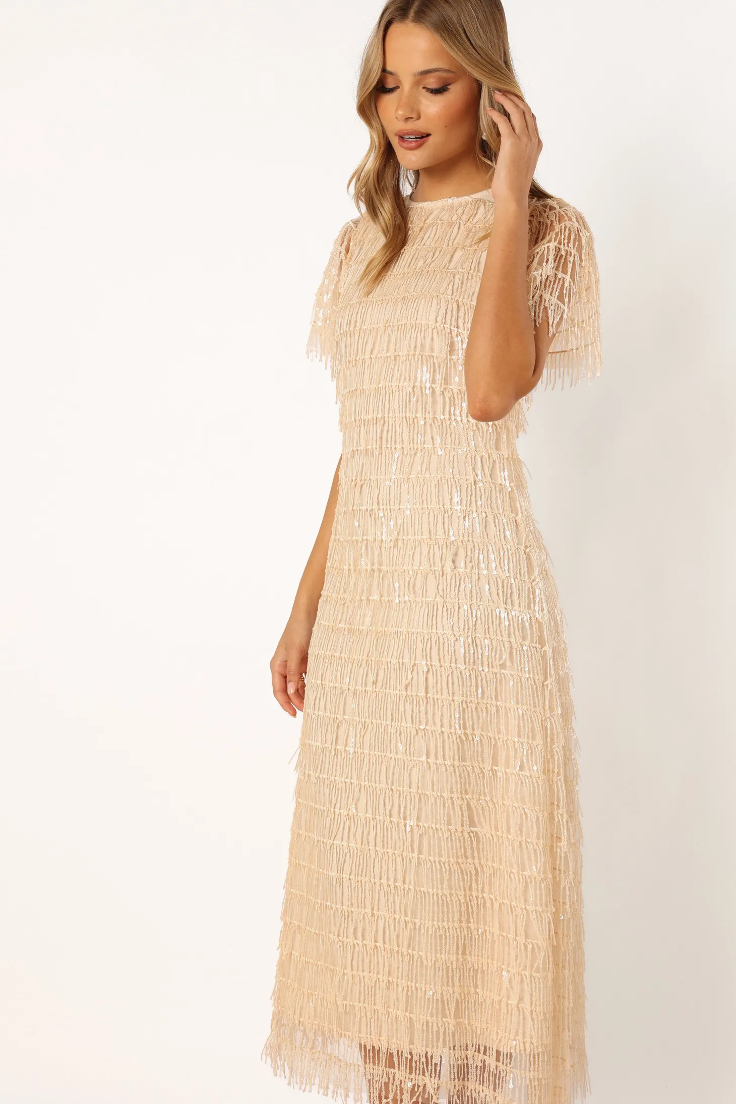 Kala Textured Maxi Dress