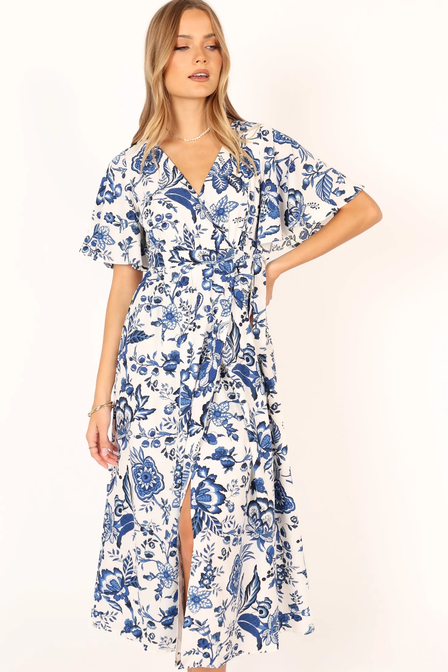 Kaleen Midi Wrap Dress