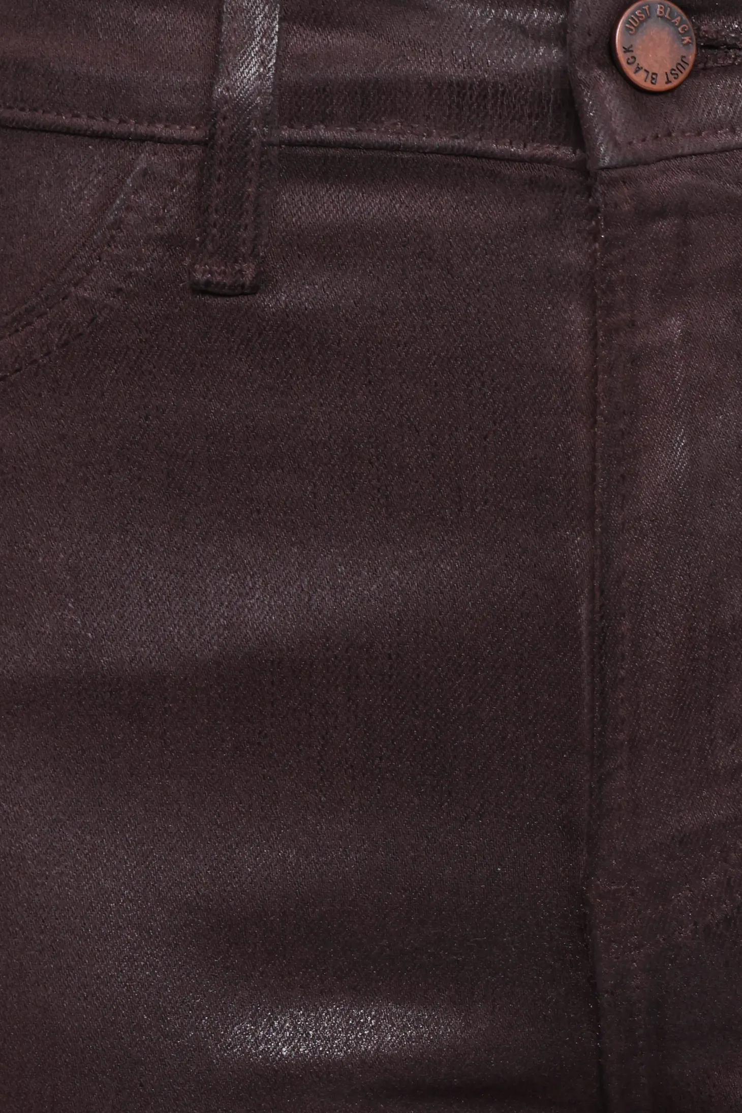 Kalindi Coated Cropped Bootcut Jean