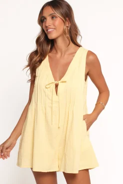 Kallie Tie Front Romper
