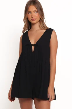 Kallie Tie Front Romper