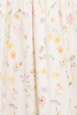 Katana Puff Sleeve Midi Dress