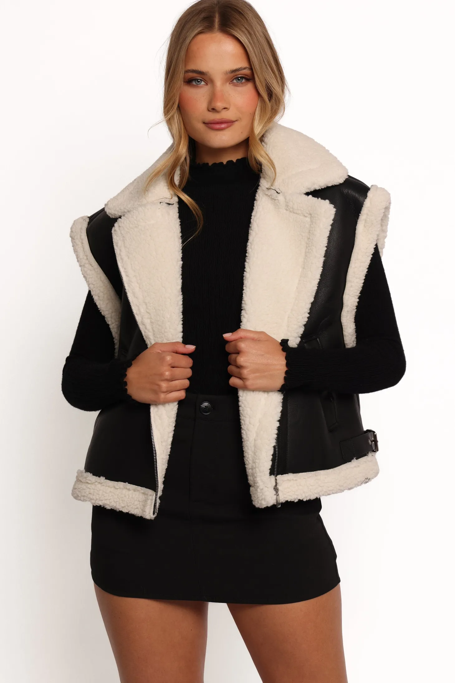 Kayden Faux Shearling Lined Vest