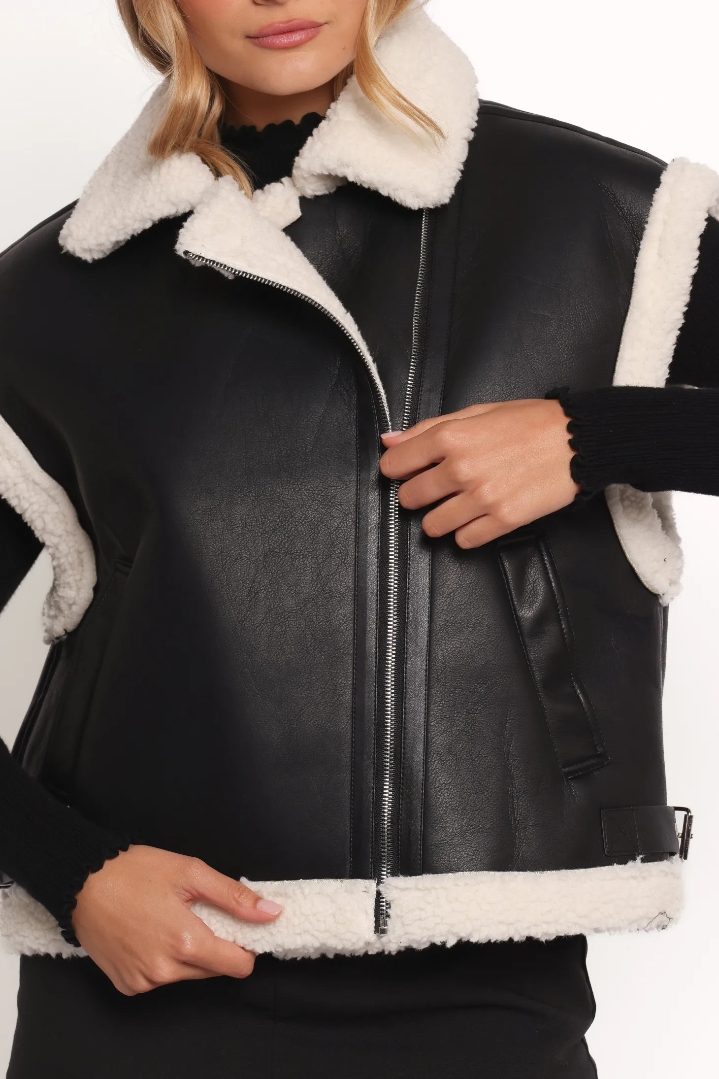 Kayden Faux Shearling Lined Vest
