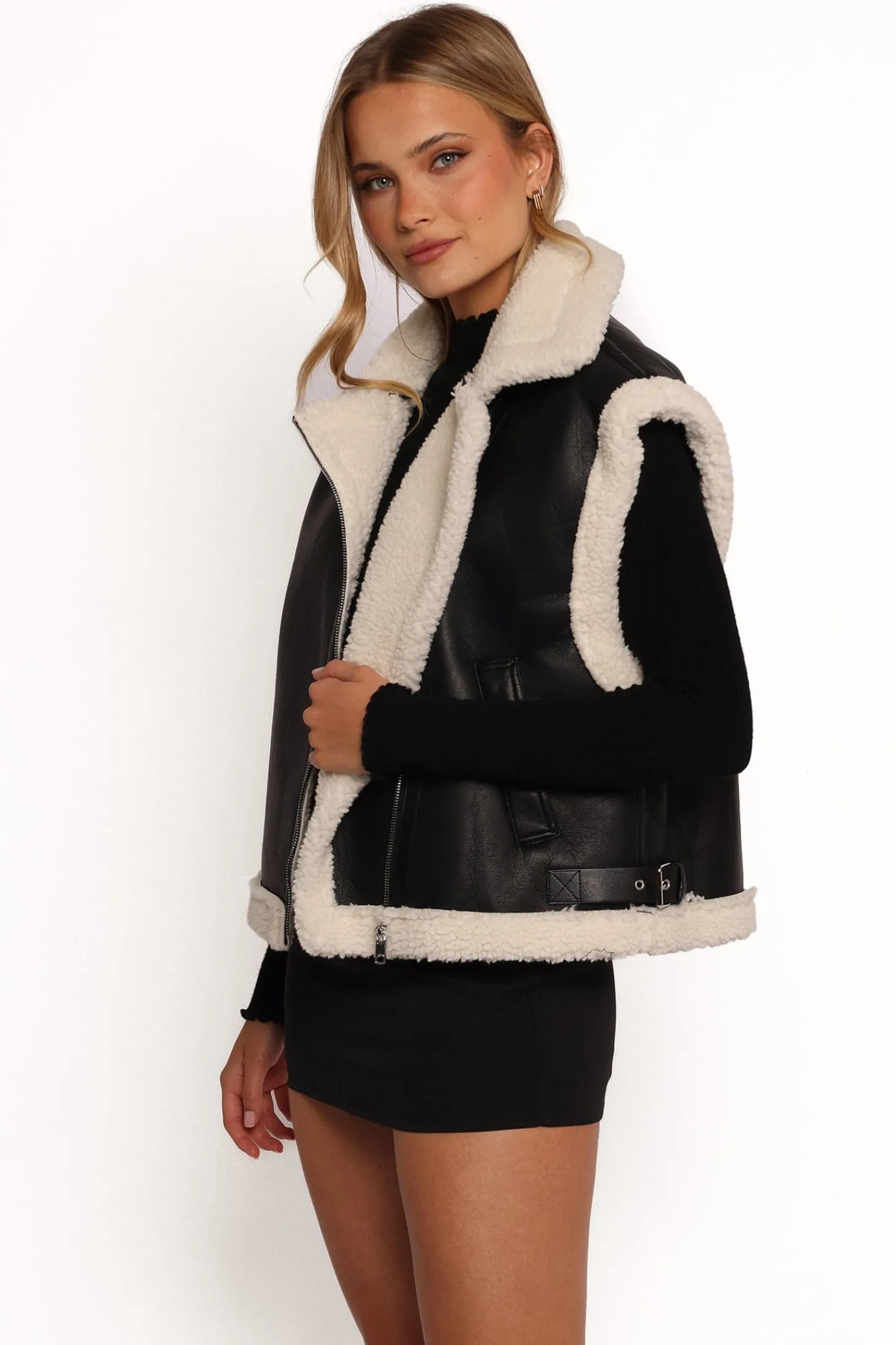 Kayden Faux Shearling Lined Vest