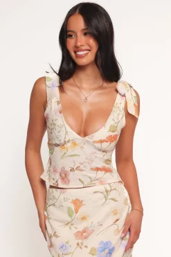 Kedra Tie Shoulder Top