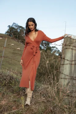Kellan Wrap Midi Dress