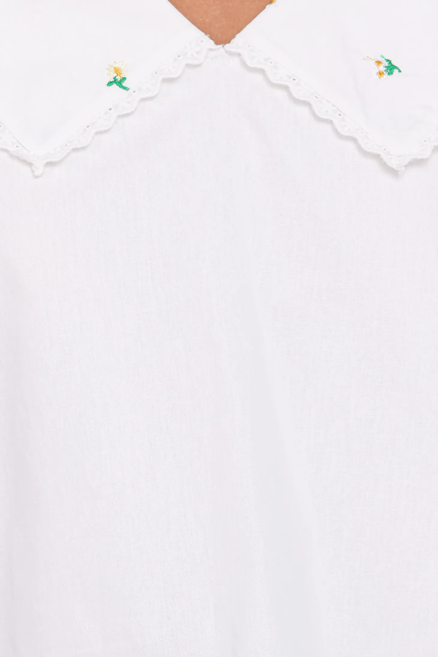 Kenna Embroidered Long Sleeve Top