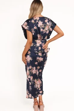 Kenna Satin Midi Skirt