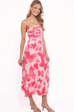Kenna Strapless Midi Dress
