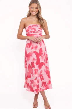 Kenna Strapless Midi Dress
