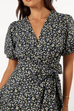 Kenn Wrap Mini Dress