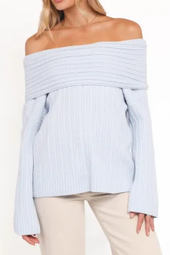 Kenny Off Shoulder Knit Sweater
