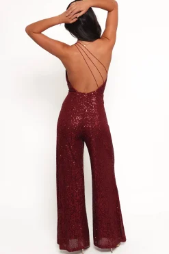 Khianna Sequin One Shoulder Jumpsuit