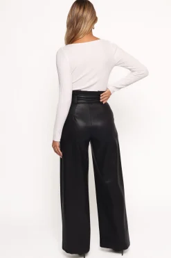 Kieran Faux Leather Pant