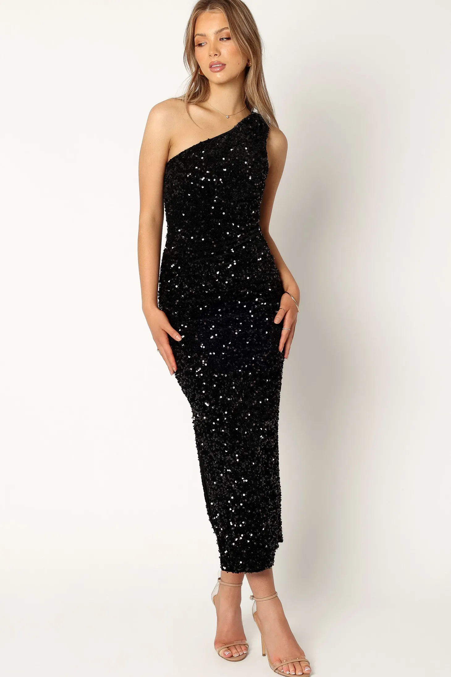 Kiki One Shoulder Midi Dress
